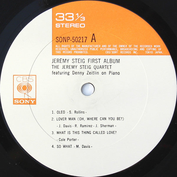 Jeremy Steig First Album