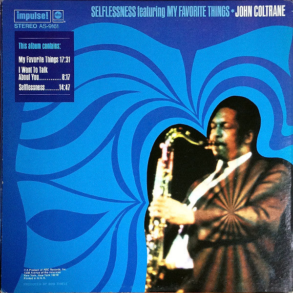 Selflessness Featuring My Favorite Things