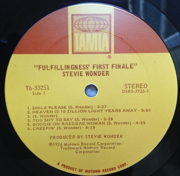 Fulfillingness' First Finale