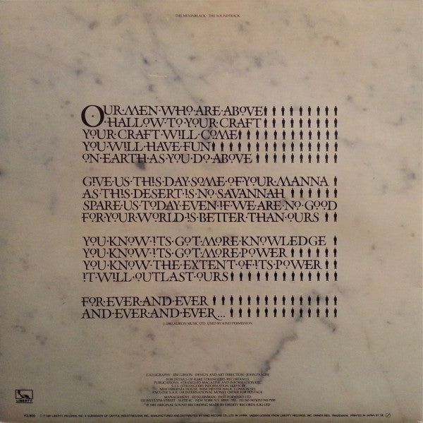 The Gospel According To The Meninblack