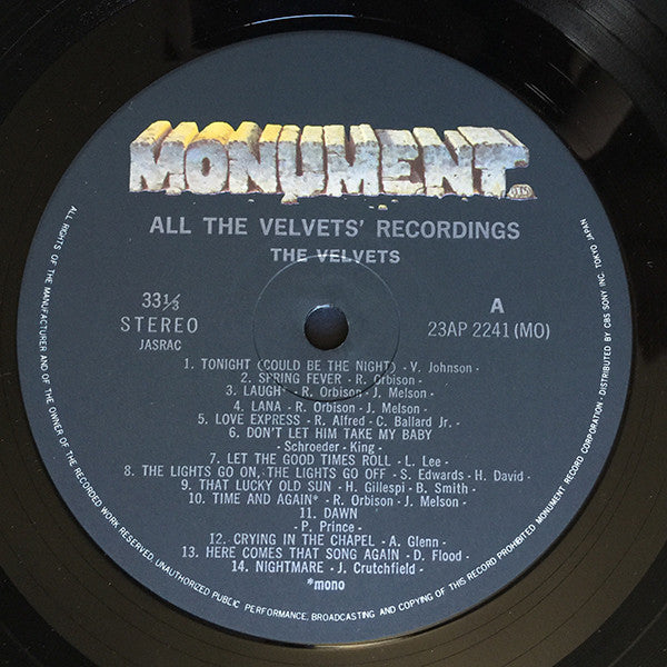 All The Velvets' Recordings