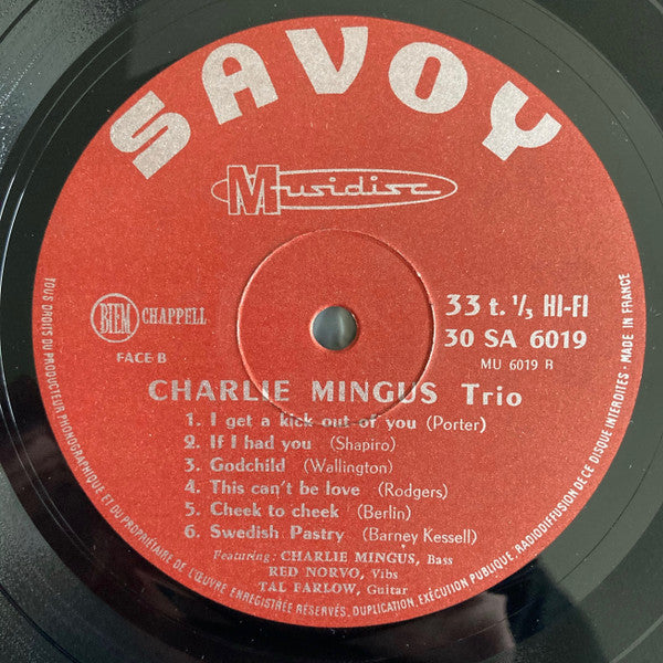The Charlie Mingus Trio With Tal Farlow, Red Norvo