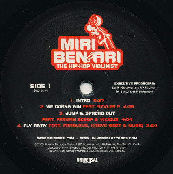 Master Release: The Hip-Hop Violinist by Miri Ben-Ari