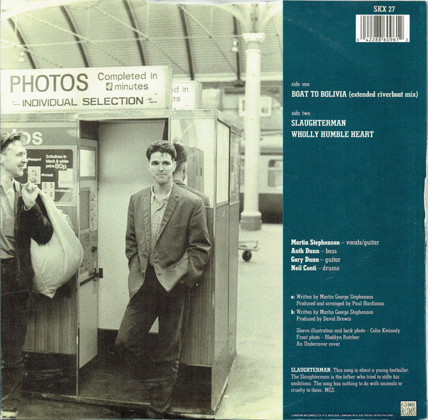 Release: Boat To Bolivia-Vinyl-UK-1986-SKX 27-1566548