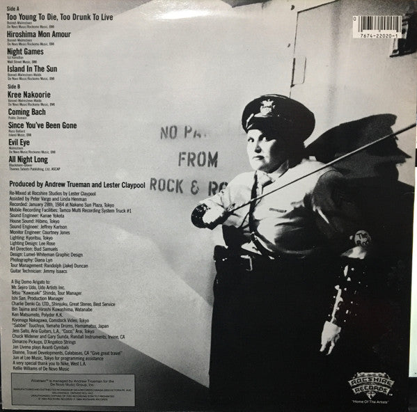 Release: Live Sentence (No Parole From Rock 'n' Roll)-Vinyl-Canada-1984-XR22020-6430931