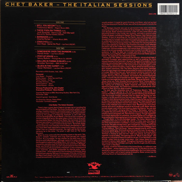 Release: Chet Is Back!-Vinyl-US-1990-2001-1-RB-4357388
