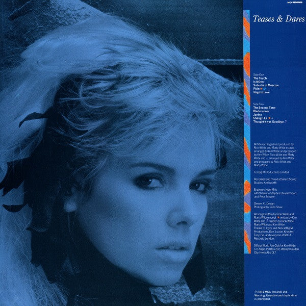 Release: Teases & Dares-Vinyl-Japan-1984-P-13071-5451015