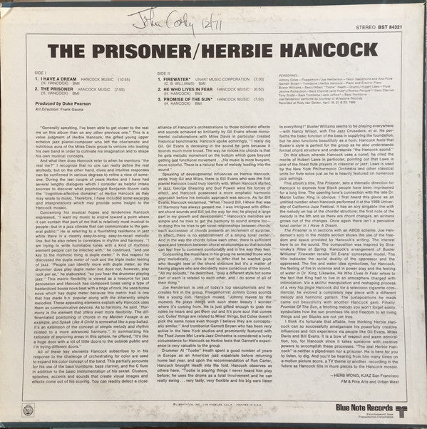 Release: The Prisoner-Vinyl-US-1970-BST 84321-4703949
