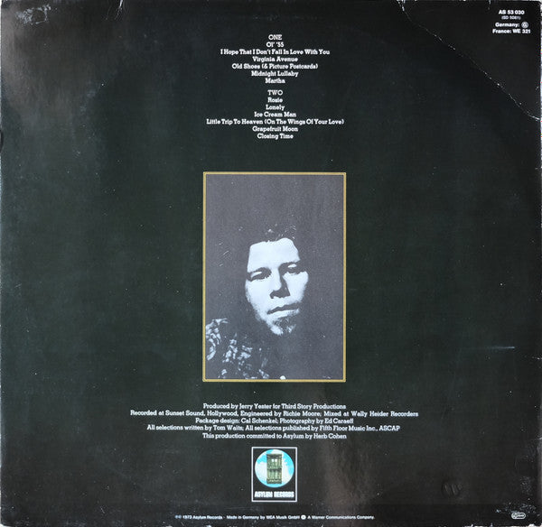 Release: Closing Time-Vinyl-Europe-None-AS 53030, AS K 530 30, SD 5061-1101182