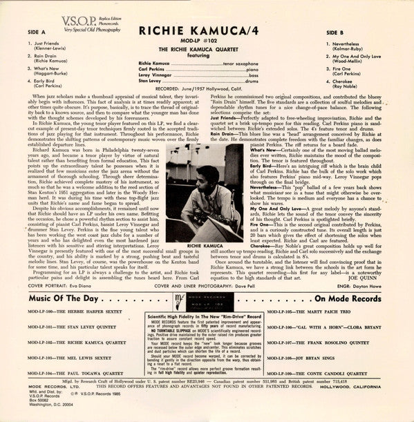 Richie Kamuca Quartet