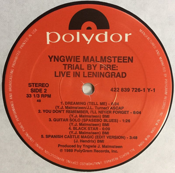 Trial By Fire - Live In Leningrad