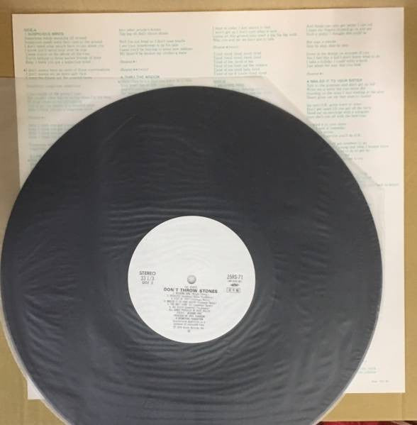 Release: Don't Throw Stones-Vinyl-Japan-1979-25RS-71-6512790