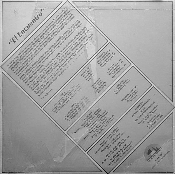 Release: El Encuentro-Vinyl-US-1982-L.M.R. 811, LMR 811-5514867