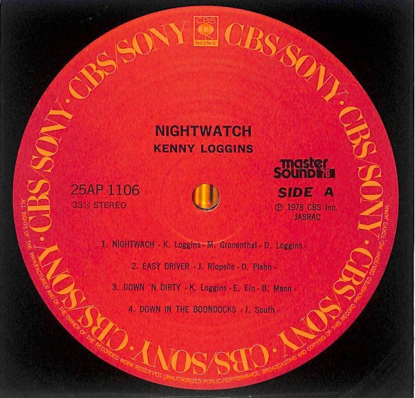 Master Release: Nightwatch by Kenny Loggins