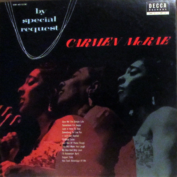 Master Release: By Special Request by Carmen McRae