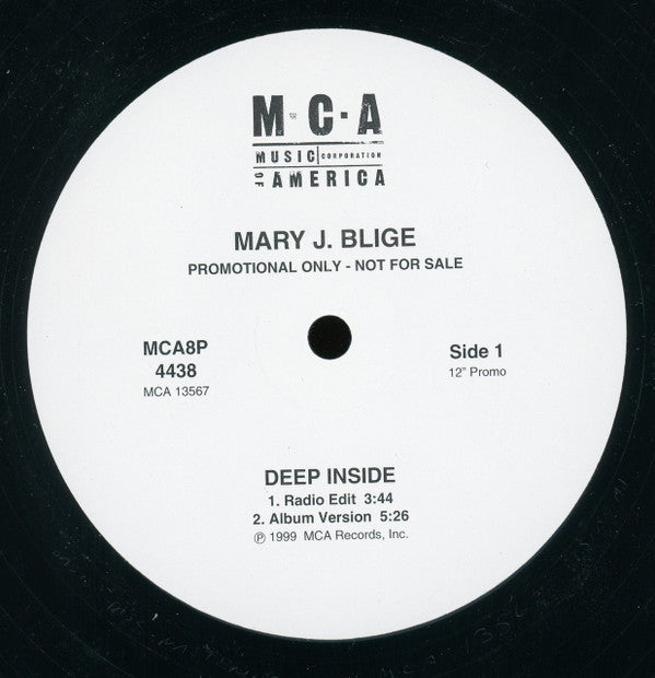 Master Release: Deep Inside by Mary J. Blige