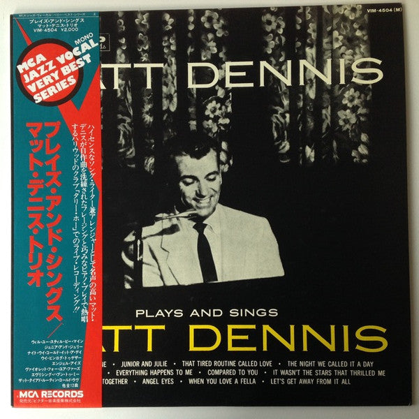 Master Release: Plays And Sings Matt Dennis by Matt Dennis