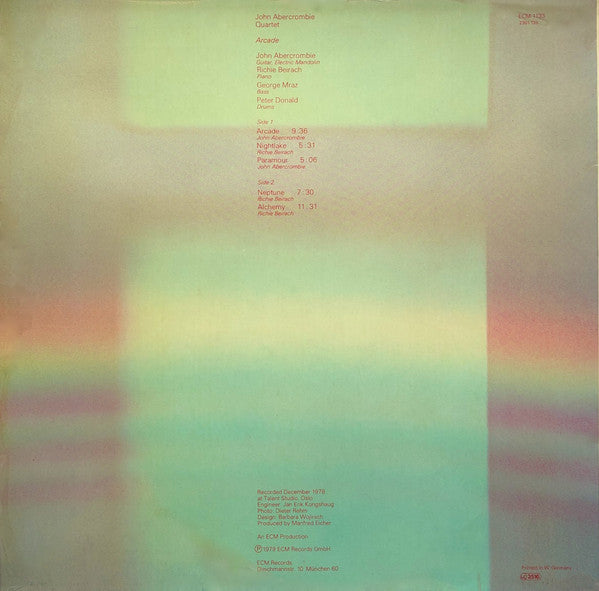 Release: Arcade-Vinyl-Germany-1979-ECM 1133, 2301 133-1386746