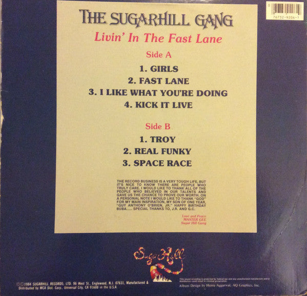 Release: Livin' In The Fast Lane-Vinyl-US-1984-SH 9206-9753380
