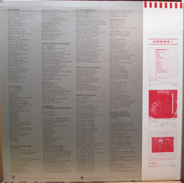 Release: Little Criminals-Vinyl-Japan-1977-P-10403W-5793906
