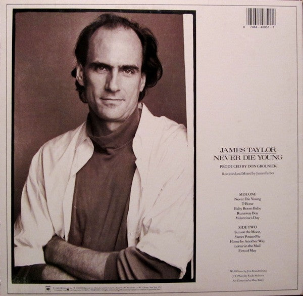Release: Never Die Young-Vinyl-US-1988-FC 40851, C 40851, 40851-1632926