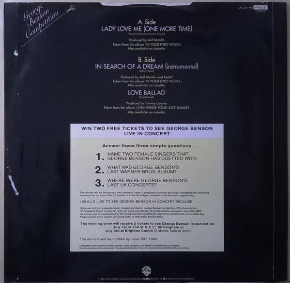 Master Release: Lady Love Me by George Benson