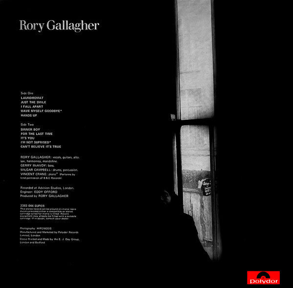 Release: Rory Gallagher-Vinyl-UK-1971-2383-044, 2383 044-1795389