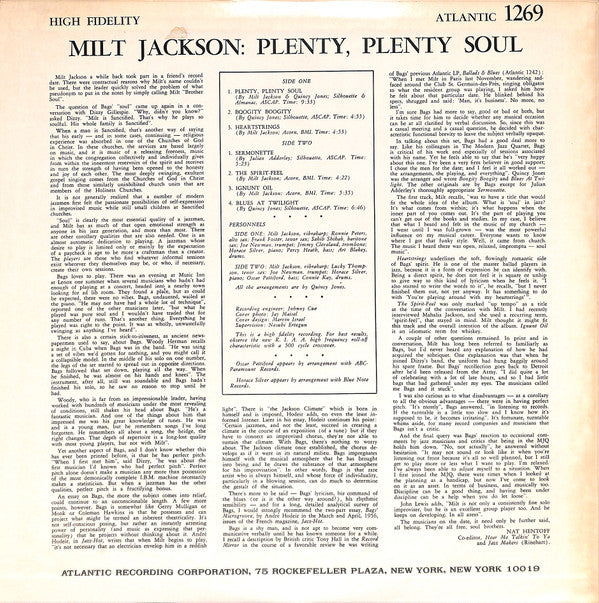 Plenty, Plenty Soul