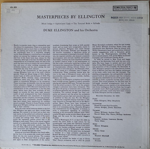 Masterpieces By Ellington
