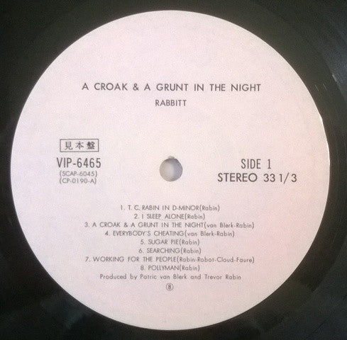 A Croak & A Grunt In The Night