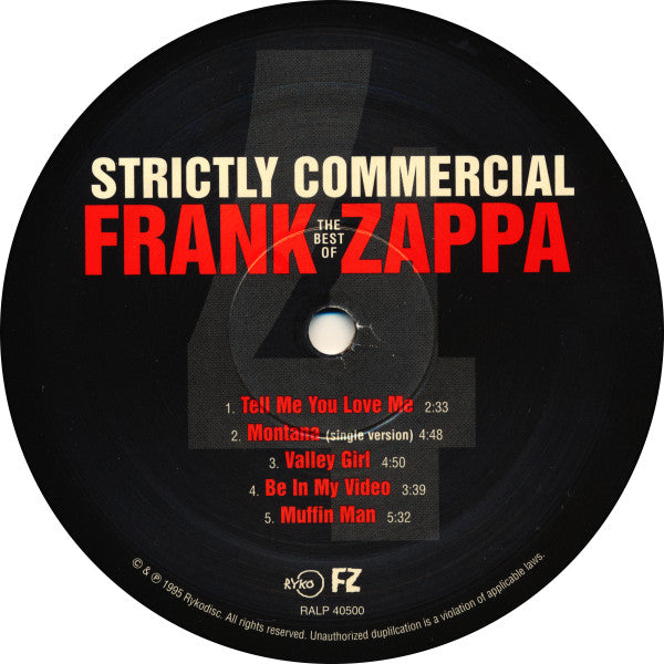 Strictly Commercial (The Best Of Frank Zappa)