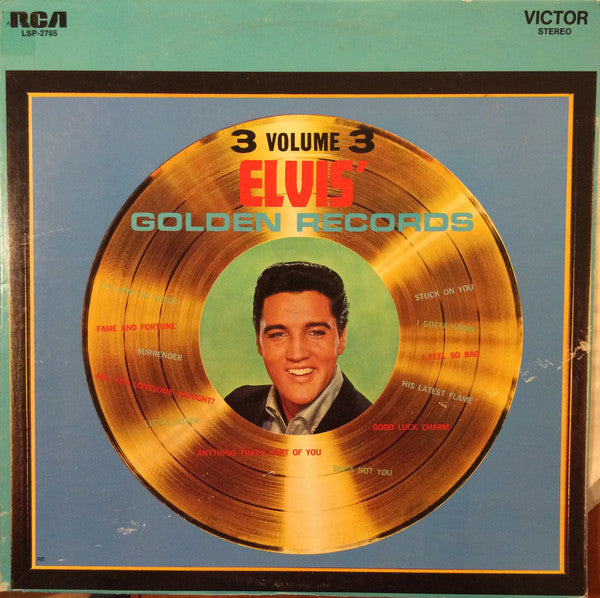 Release: Elvis' Golden Records, Vol. 3-Vinyl-US-1976-LSP-2765, LSP 2765-4459126