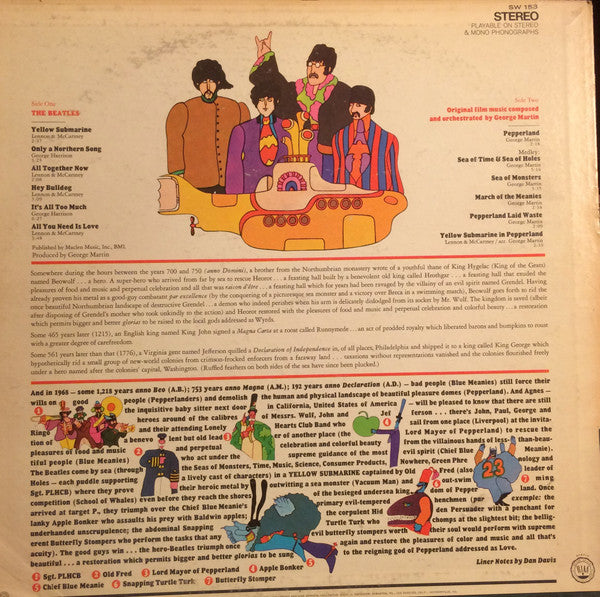 Master Release: Yellow Submarine by The Beatles