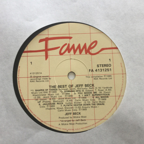 The Best Of Jeff Beck (1967-69)