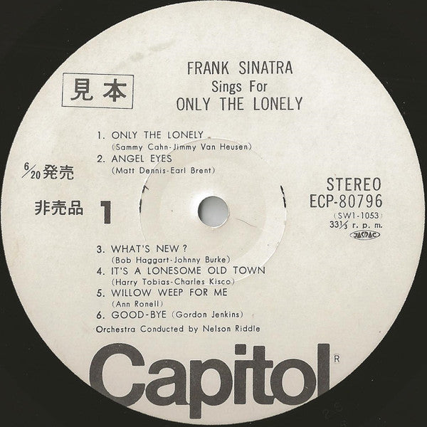 Frank Sinatra Sings For Only The Lonely