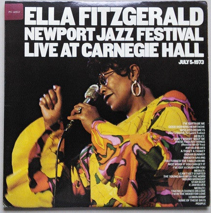 Release: Newport Jazz Festival Live At Carnegie Hall,  July 5, 1973-Vinyl-US-1973-KG 32557-2658321