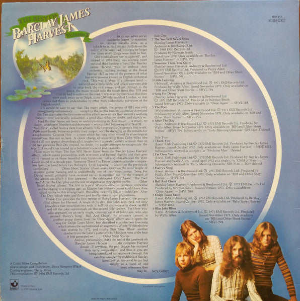 Release: The Best Of Barclay James Harvest Volume 3-Vinyl-Italy-1981-3C054-07 431-6002428