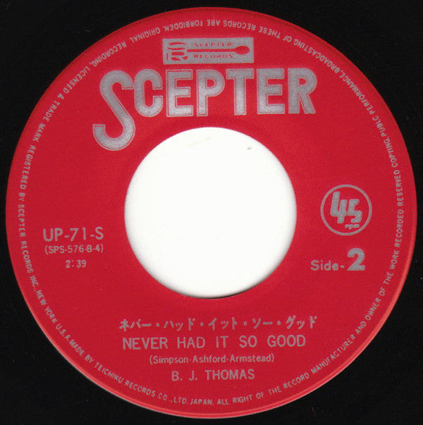 Raindrops Keep Fallin' On My Head