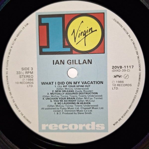 What I Did On My Vacation