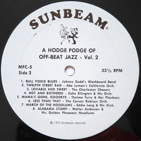A Hodge Podge Of Off Beat Jazz Vol. 2
