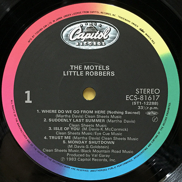 Master Release: Little Robbers by The Motels