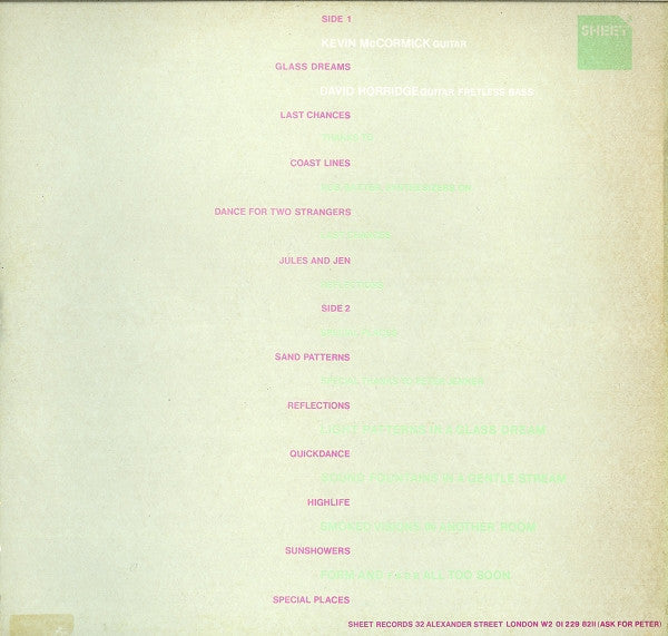 Release: Light Patterns-Vinyl-UK-1982-SHEET 3-4322523