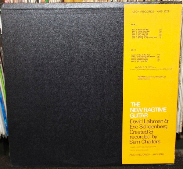Release: The New Ragtime Guitar-Vinyl-US-1971-AHS 3528, FS 3528-5229685
