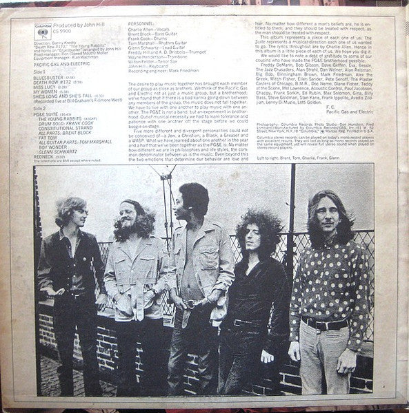 Release: Pacific Gas And Electric-Vinyl-US-1969-CS 9900-2447322
