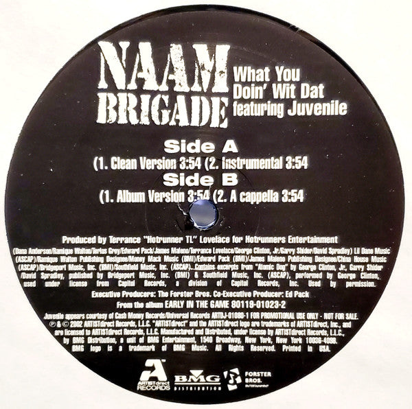 Master Release: What You Doin' Wit Dat by Naam Brigade