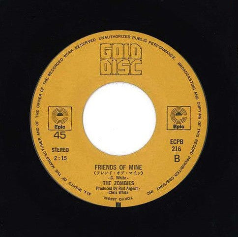 Release: Time Of The Season-Vinyl-Japan-1973-ECPB-216-7783234