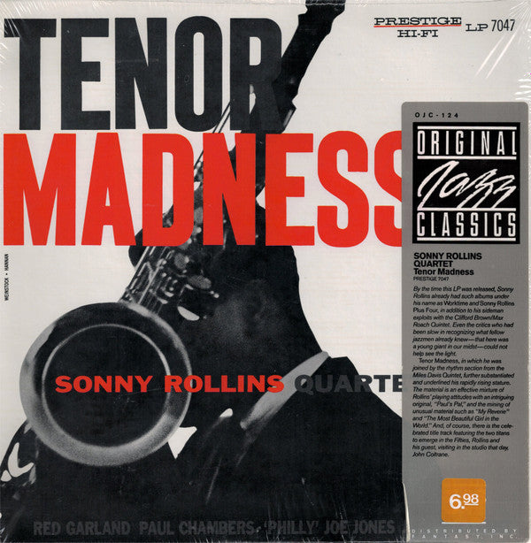 Release: Tenor Madness-Vinyl-US-1984-OJC-124, P-7047, LP 7047-1270720
