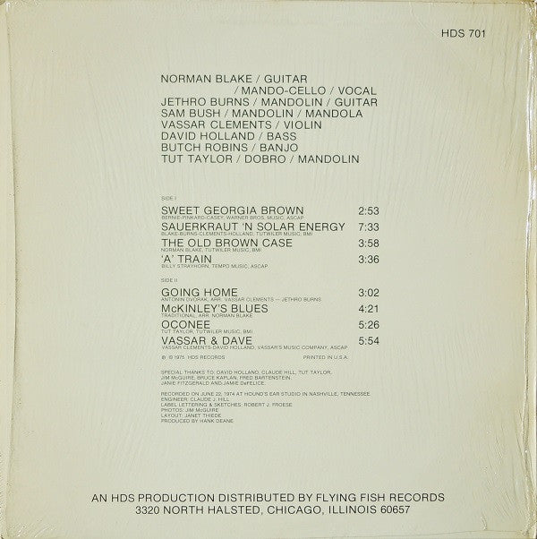Norman Blake / Tut Taylor / Sam Bush / Butch Robins / Vassar Clements / David Holland / Jethro Burns