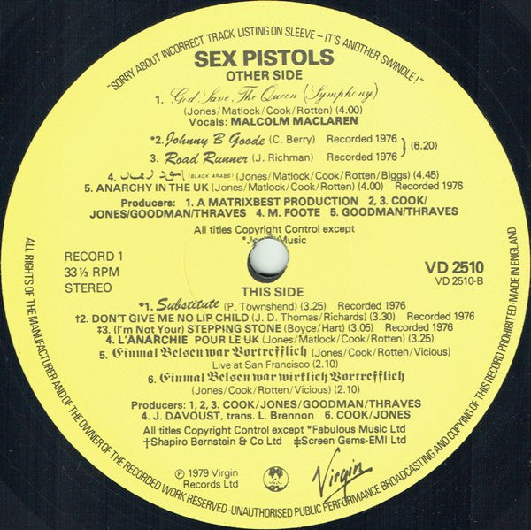 The Great Rock 'N' Roll Swindle