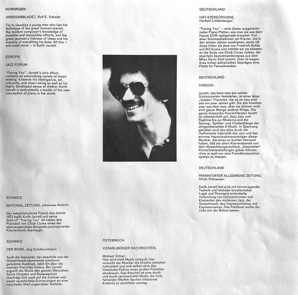 Solo Concerts: Bremen / Lausanne